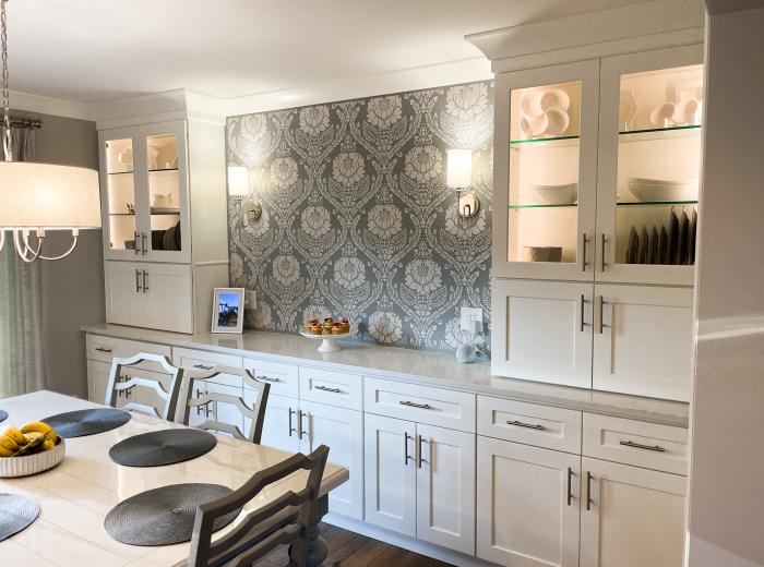 White Shaker Dining Room
