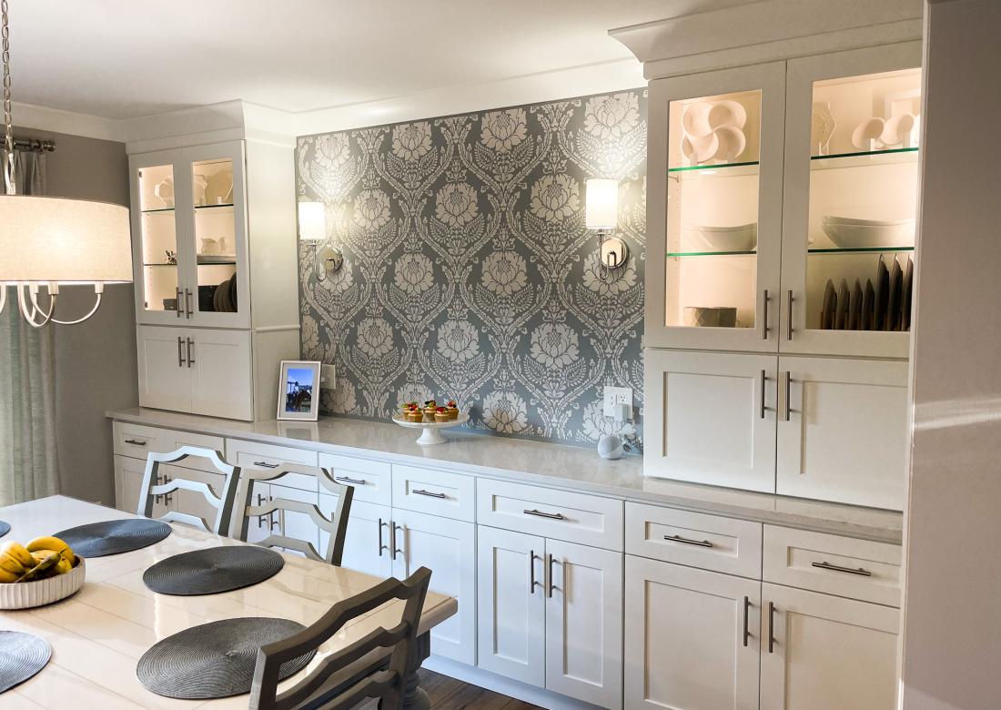 White Shaker Dining Room